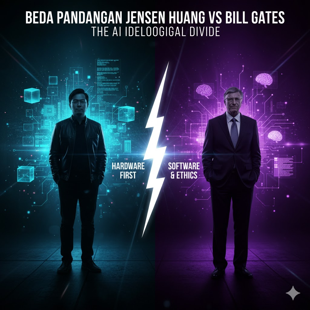 Profesi era AI : Pandangan Jensen Huang vs Bill Gates